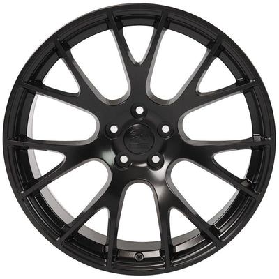 OE Wheels DG69 22x10 Satin Black replica wheel