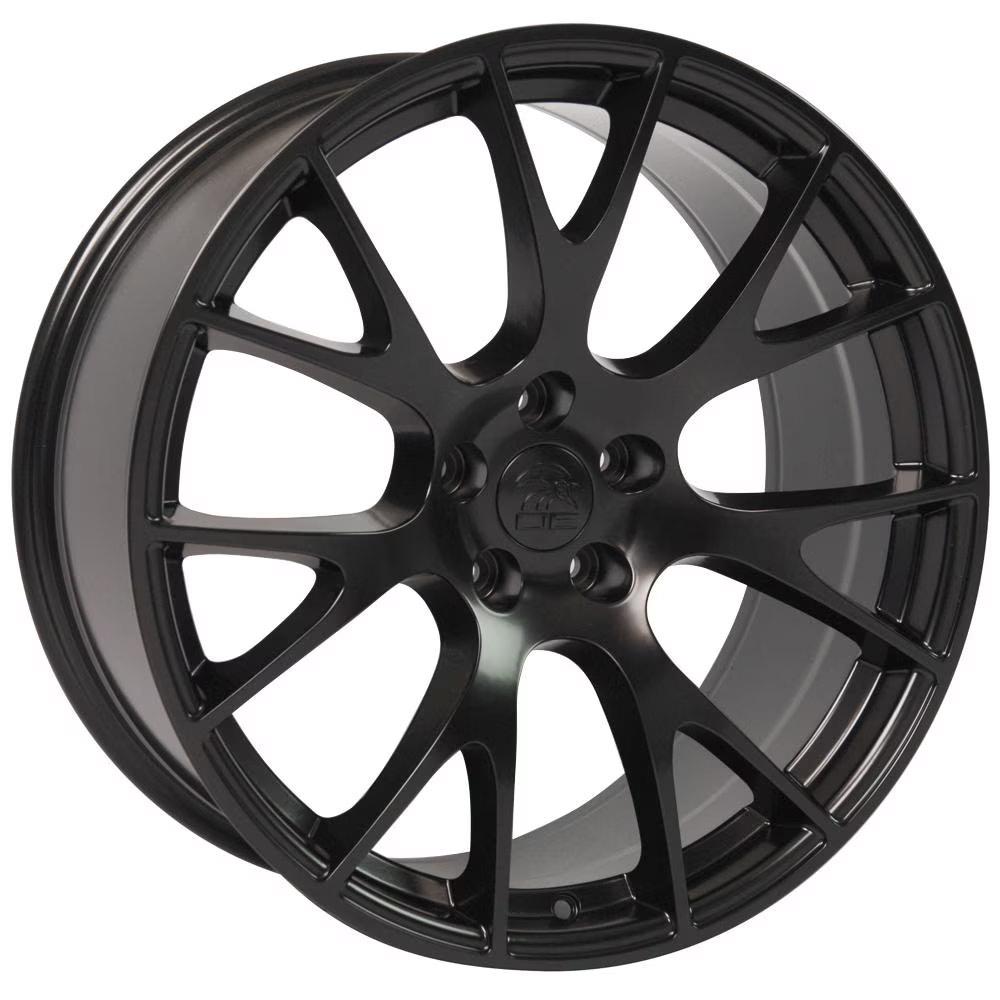 OE Wheels DG69 22x10 Satin Black replica wheel