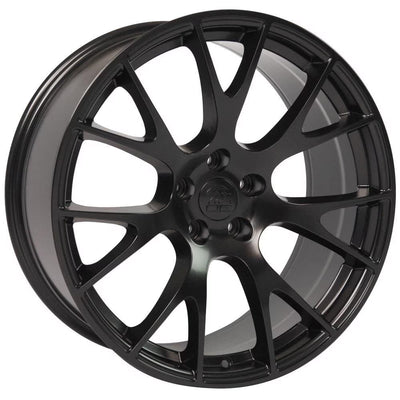 OE Wheels DG69 22x10 Satin Black replica wheel