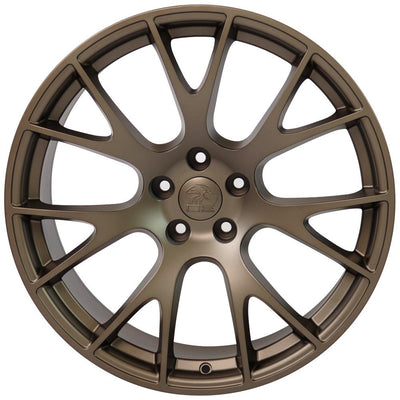 OE Wheels DG69 22x10 Satin Bronze replica wheel