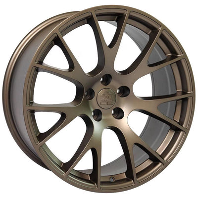 OE Wheels DG69 22x10 Satin Bronze replica wheel