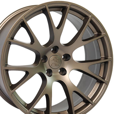 OE Wheels DG69 22x10 Satin Bronze replica wheel