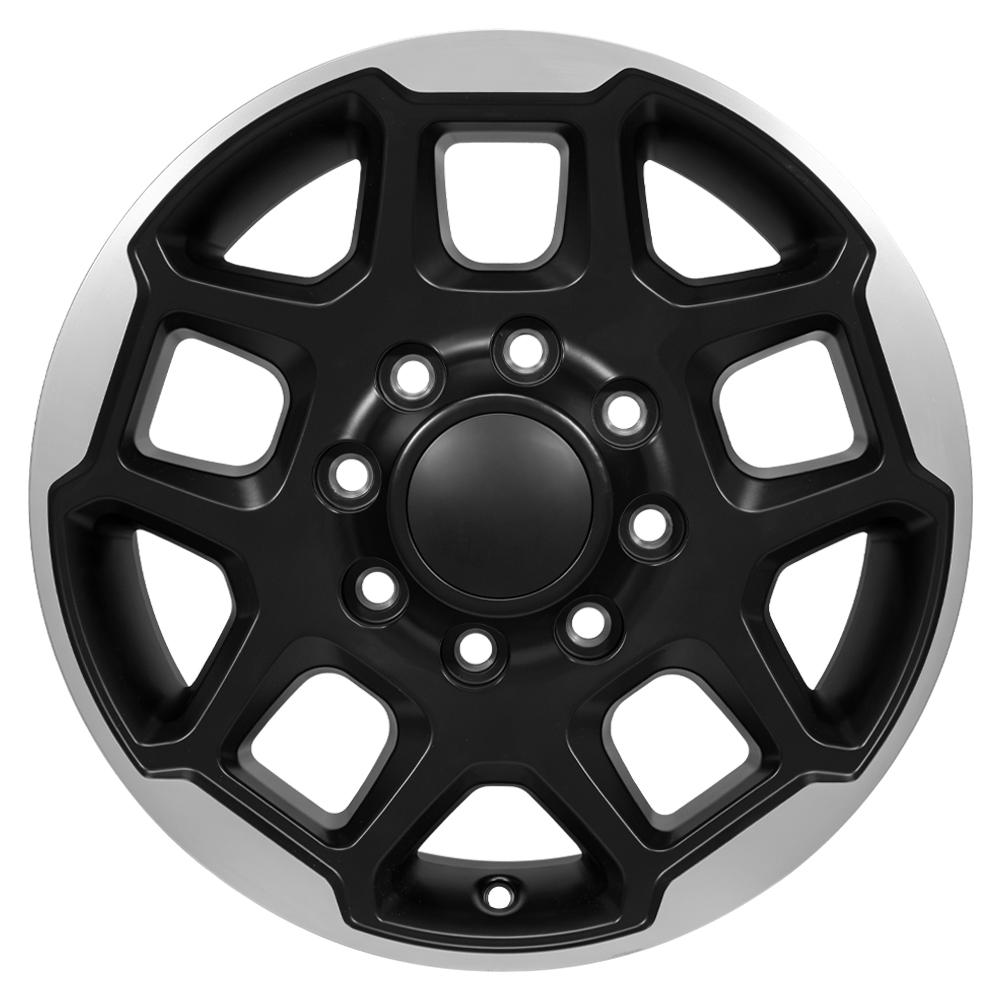 OE Wheels DG78 18x8 Satin Black Machined replica wheel