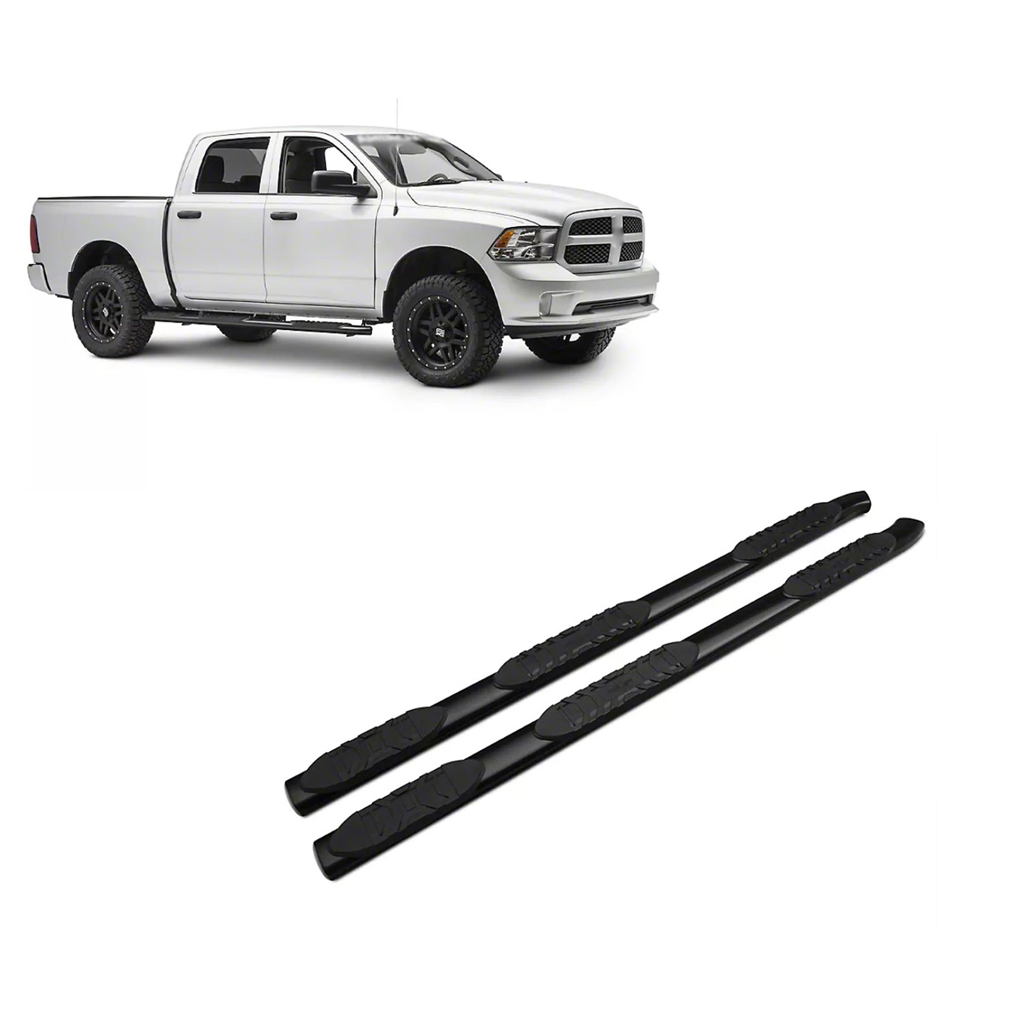 2019-2026 Dodge Ram 1500 Extreme Wheel-To-Wheel Side Steps | Black Horse Off Road - Image 1