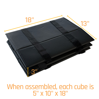 Foldable Underseat Storage Cubes for Cybertruck