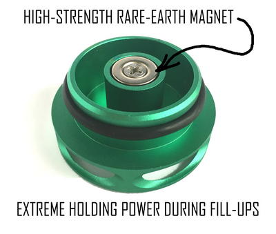 DODGE RAM MAGNETIC FUEL CAP & DEF CAP