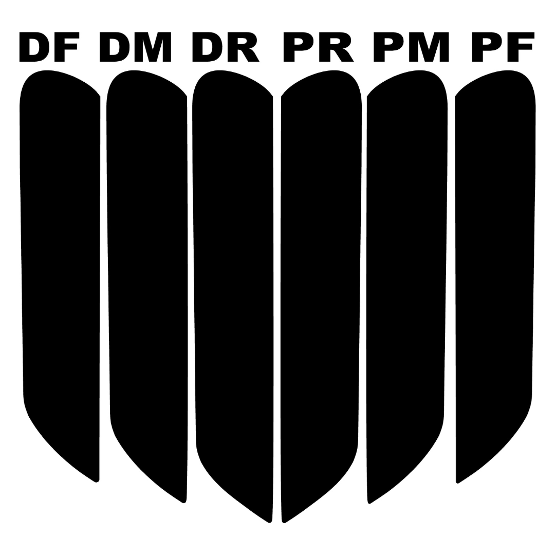 WIDE Gill Vent Decals for 2010-2021 Dodge Ram 2500-5500