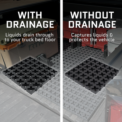 Tmat Truck Bed Organizer Slide Out Mat | Universal Fit for Short Beds 5' to 5'5"