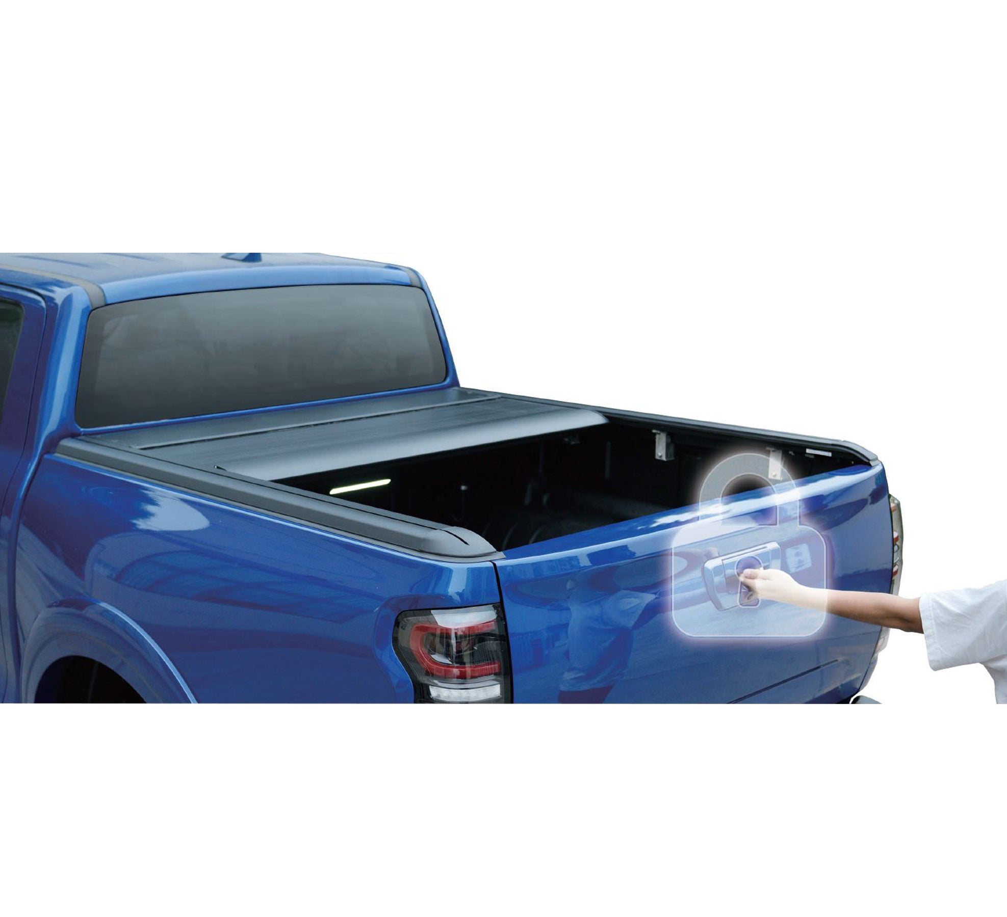 2019-2025 Sierra 1500 E-Roller Retractable Tonneau Cover Retractable | Black Horse Off Road - Image 10