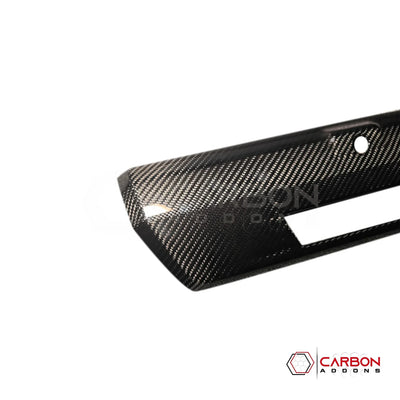 Real Carbon Fiber Tailgate Handle Cover for 2021+ Ford F-150