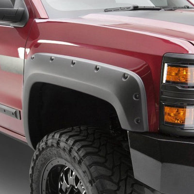 2014-2019 Chevrolet Silverado 1500 Fender Flares Riveted Style | Black Horse Off Road - Image 2