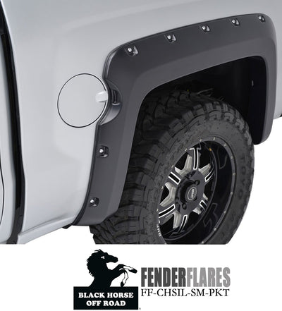 2014-2018 Chevrolet Silverado 1500 Fender Flares Riveted Style | Black Horse Off Road - Image 3