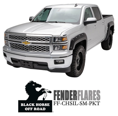 2014-2018 Chevrolet Silverado 1500 Fender Flares Riveted Style | Black Horse Off Road - Image 4