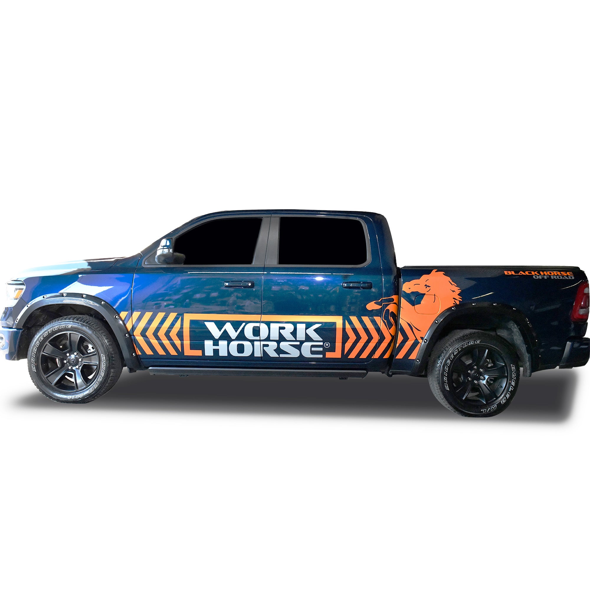2019-2024 Dodge Ram 1500 Fender Flares Riveted Style | Black Horse Off Road - Image 4