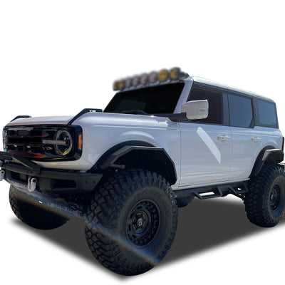 2021-2026 Ford Bronco Front & Rear Fender Flares Heavy Duty Sheet Metal Plate | Black Horse Off Road - Image 6
