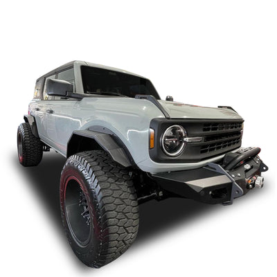 2021-2026 Ford Bronco Front & Rear Fender Flares Heavy Duty Sheet Metal Plate | Black Horse Off Road - Image 1