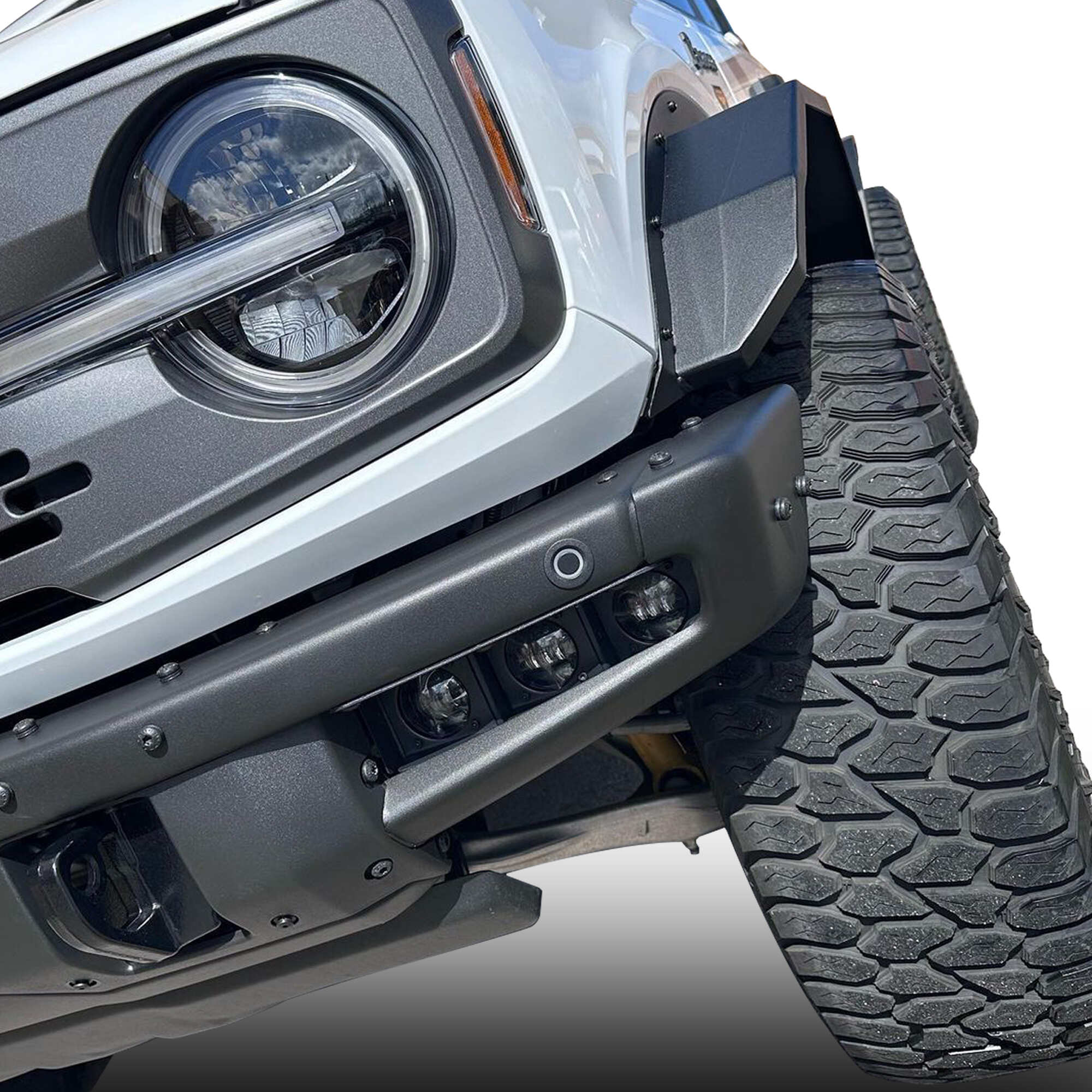 2021-2026 Ford Bronco Front & Rear Fender Flares Heavy Duty Sheet Metal Plate | Black Horse Off Road - Image 2