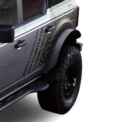 2021-2026 Ford Bronco Fender Flares Sheet Metal Plate | Black Horse Off Road - Image 4