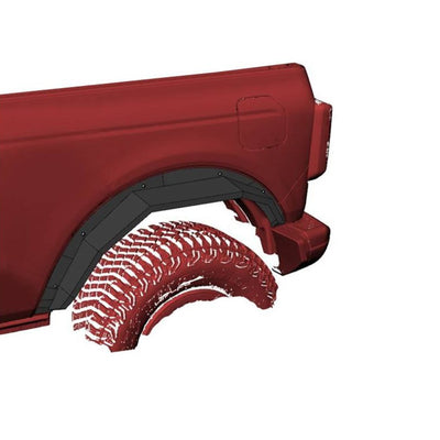 2021-2026 Ford Bronco Fender Flares Heavy Duty Sheet Metal Plate | Black Horse Off Road - Image 3
