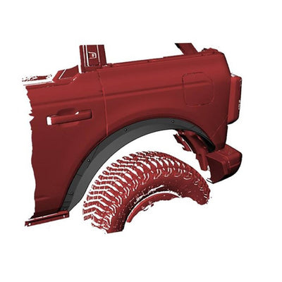 2021-2026 Ford Bronco Fender Flares Sheet Metal Plate | Black Horse Off Road - Image 4