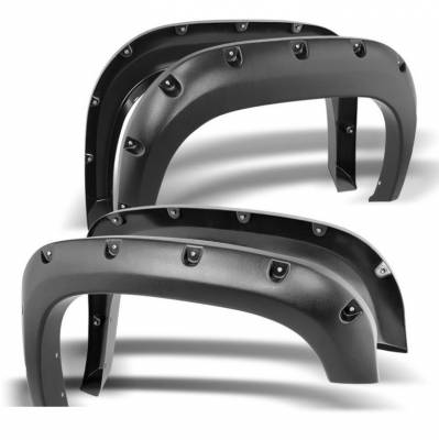 2004-2015 Nissan Titan Fender Flares Riveted Style | Black Horse Off Road - Image 2