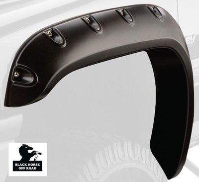2005-2011 Toyota Tacoma Fender Flares Riveted Style | Black Horse Off Road - Image 4