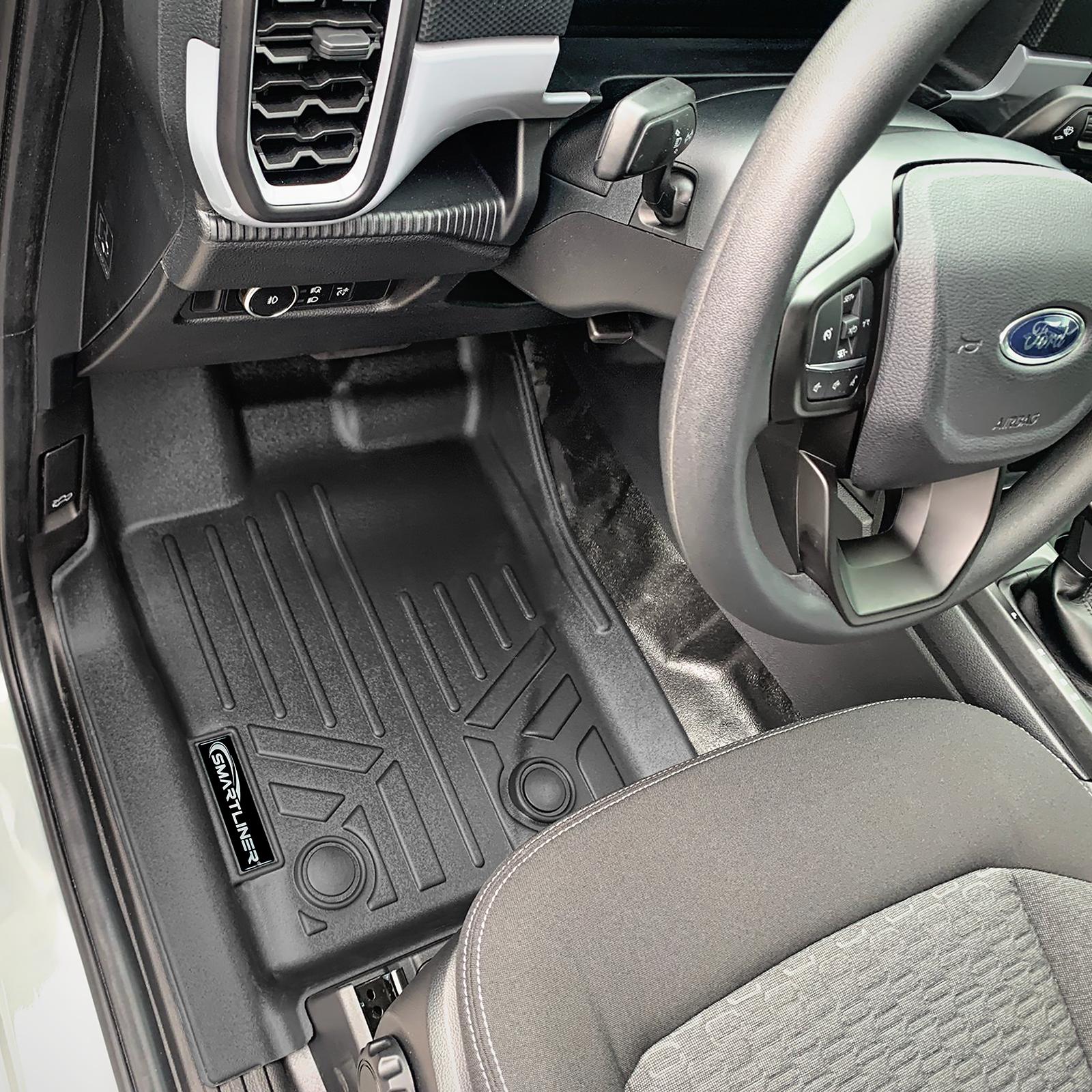 SMARTLINER 2024 - 2025 Ford Ranger Super Crew Custom Fit Floor Liners