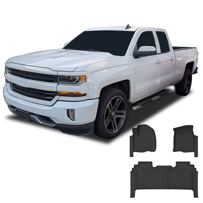 2019-2024 Chevrolet Silverado 1500 Totaliner Heavy Duty Floor Liner Anti-Skid | Black Horse Off Road - Image 1