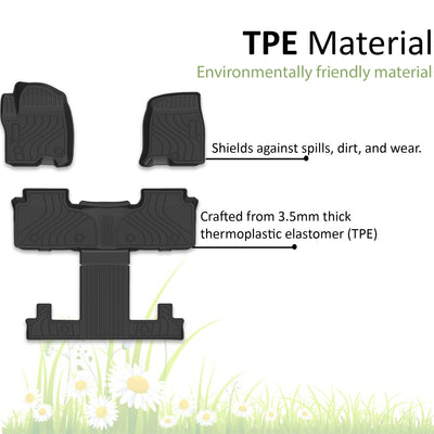 2023-2025 Chevrolet Tahoe Totaliner Heavy Duty Floor Liner Anti-Skid | Black Horse Off Road - Image 4