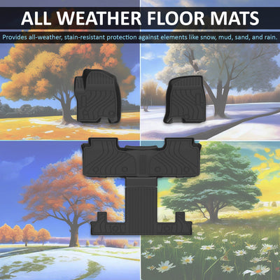 2023-2025 Chevrolet Tahoe Totaliner Heavy Duty Floor Liner Anti-Skid | Black Horse Off Road - Image 5