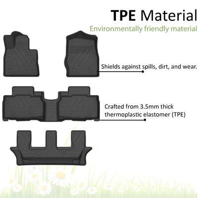 2023-2024 Ford Explorer Totaliner Heavy Duty Floor Liner Anti-Skid | Black Horse Off Road - Image 4