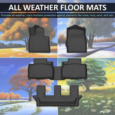 2023-2024 Ford Explorer Totaliner Heavy Duty Floor Liner Anti-Skid | Black Horse Off Road - Image 5