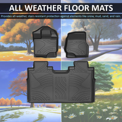 2015-2022 Ford F-150 Totaliner Heavy Duty Floor Liner Anti-Skid | Black Horse Off Road - Image 5