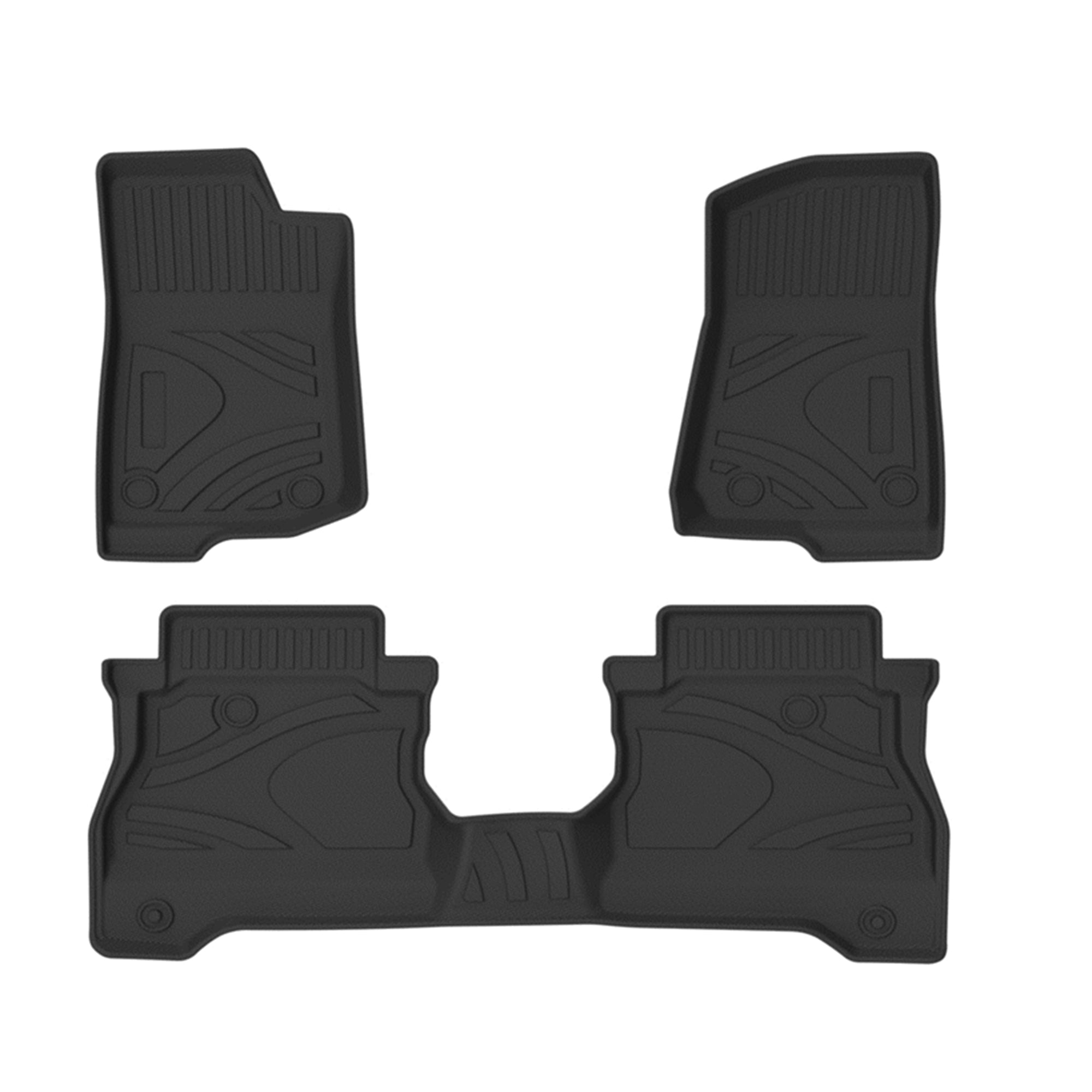 2020-2024 Jeep Gladiator Totaliner Heavy Duty Floor Liner Anti-Skid | Black Horse Off Road - Image 1