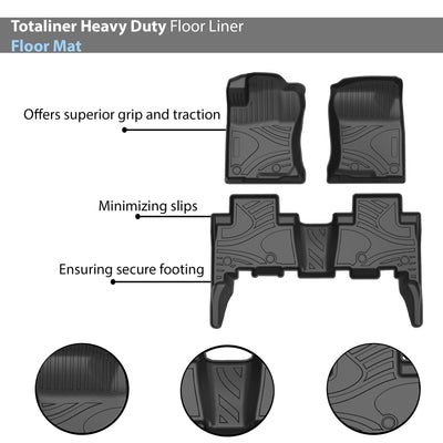 2013-2024 Toyota 4Runner Totaliner Heavy Duty Floor Liner Anti-Skid | Black Horse Off Road - Image 3