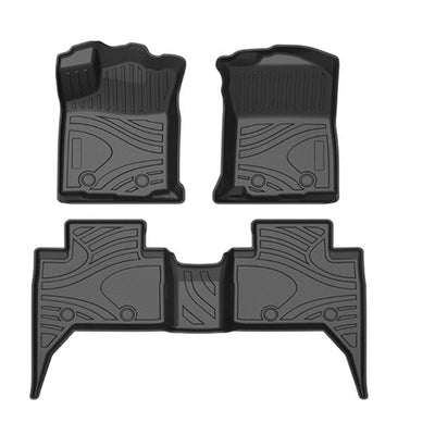 2018-2023 Toyota Tacoma Totaliner Heavy Duty Floor Liner Anti-Skid | Black Horse Off Road - Image 1
