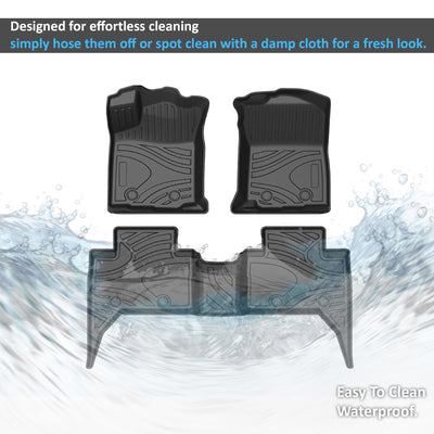 2018-2023 Toyota Tacoma Totaliner Heavy Duty Floor Liner Anti-Skid | Black Horse Off Road - Image 2