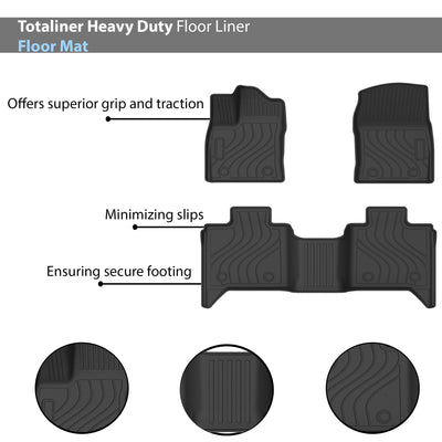 2022-2026 Toyota Tundra Totaliner Heavy Duty Floor Liner Anti-Skid | Black Horse Off Road - Image 3