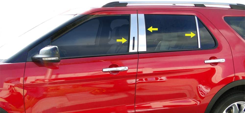 2011-2016 Ford Explorer Pillar Post Trims | Black Horse Off Road - Image 2