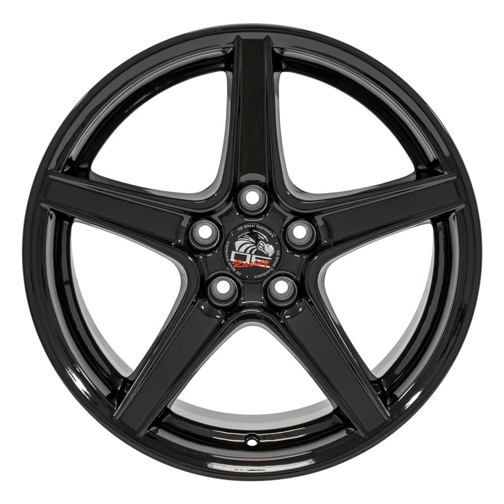 OE Wheels FR06B 18x9 Gloss Black replica wheel