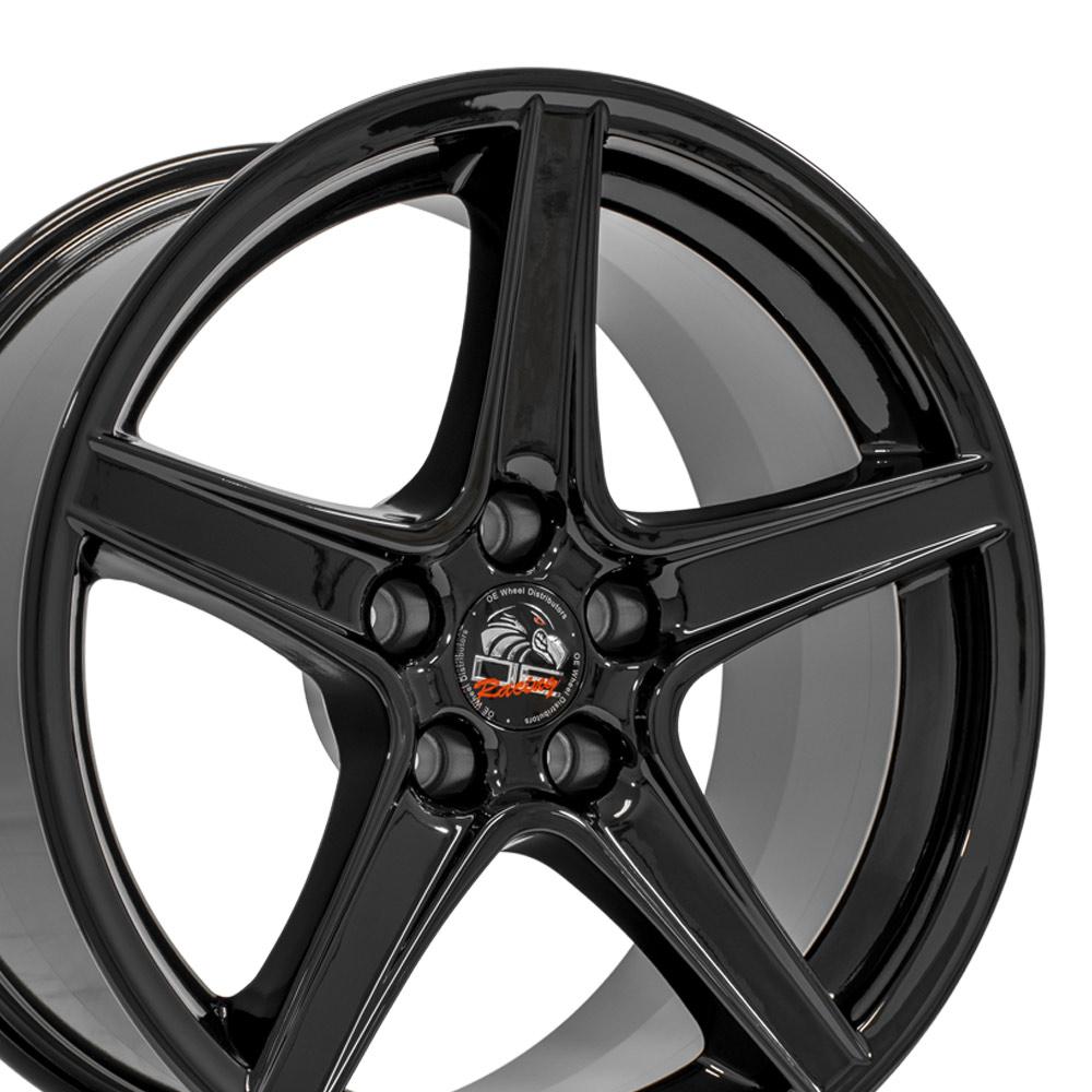 OE Wheels FR06B 18x9 Gloss Black replica wheel