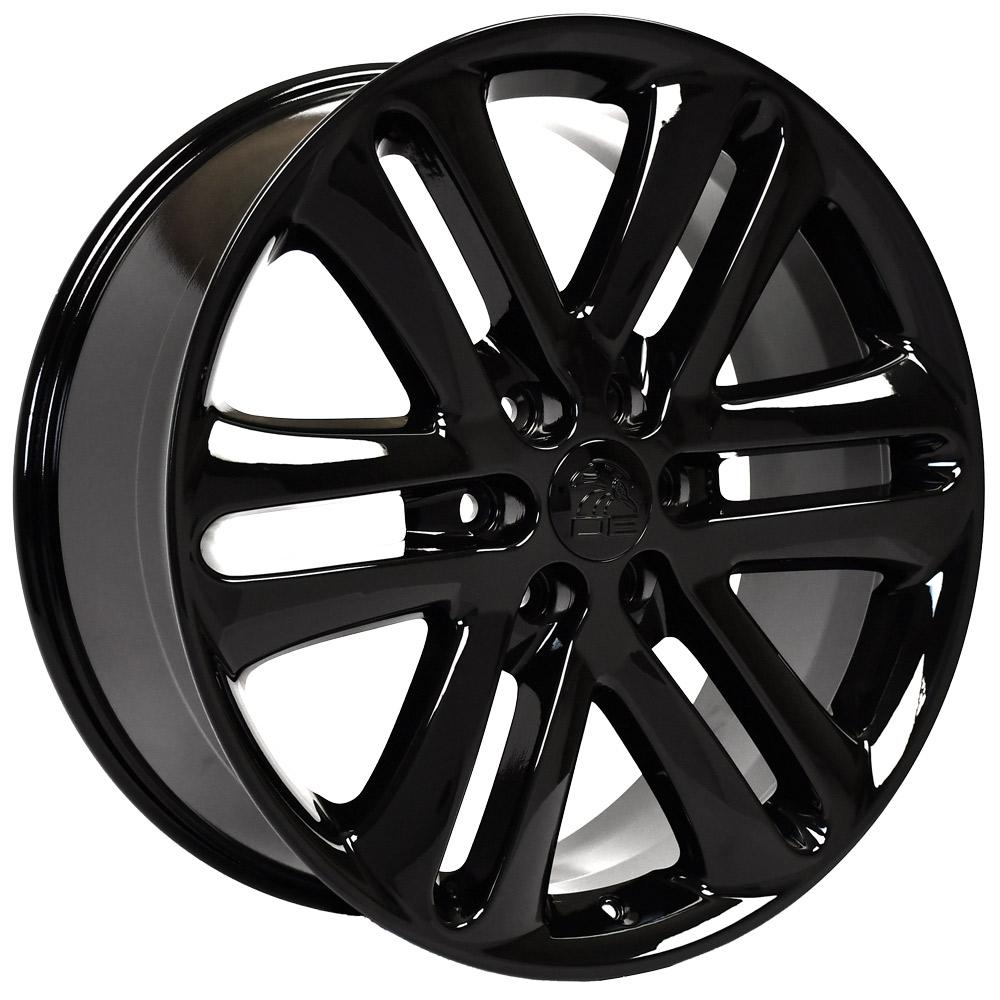 OE Wheels FR76 22x9 Gloss Black replica wheel