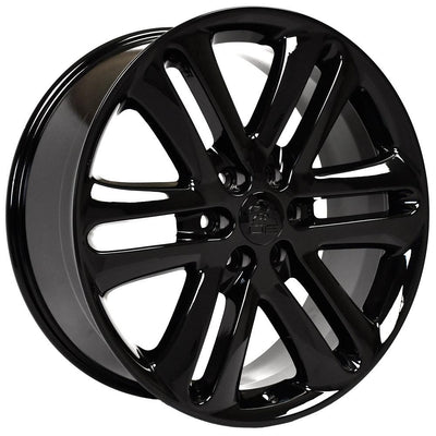 OE Wheels FR76 22x9 Gloss Black replica wheel