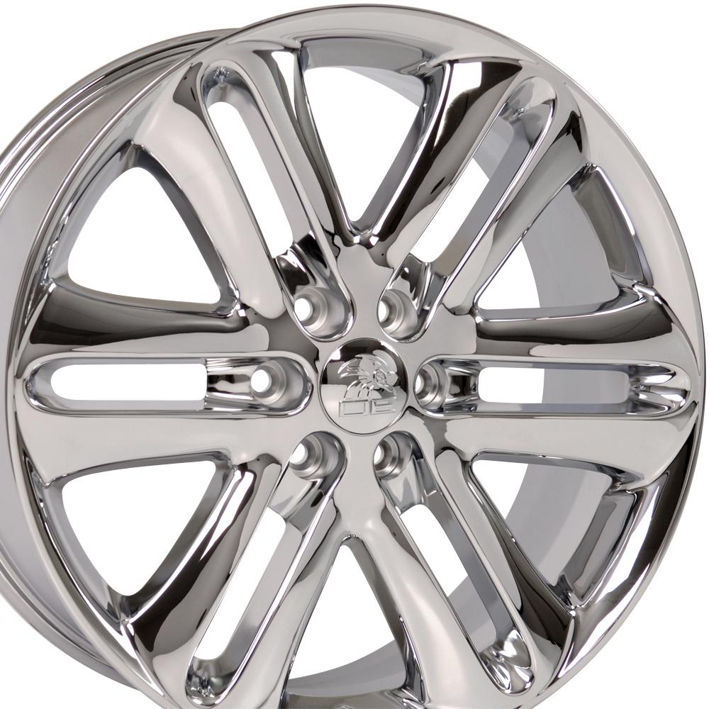OE Wheels FR76 22x9 Chrome replica wheel