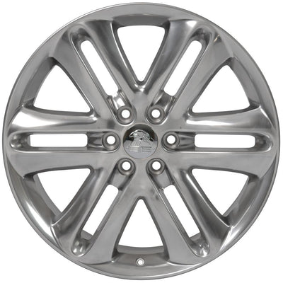 OE Wheels FR76 22x9 Polished replica wheel