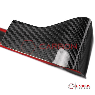 Carbon Fiber Rear Tail Light Trim Bezel Cover For Ford Bronco Raptor | Glossy or Matte