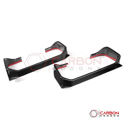 Carbon Fiber Rear Tail Light Trim Bezel Cover For Ford Bronco Raptor | Glossy or Matte