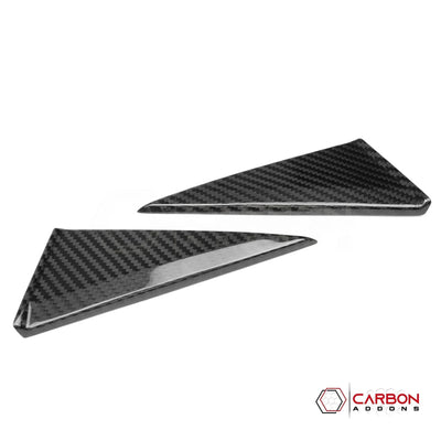 Real Carbon Fiber A-Pillar Exterior Trim Cover For Ford Bronco (2021–2025)
