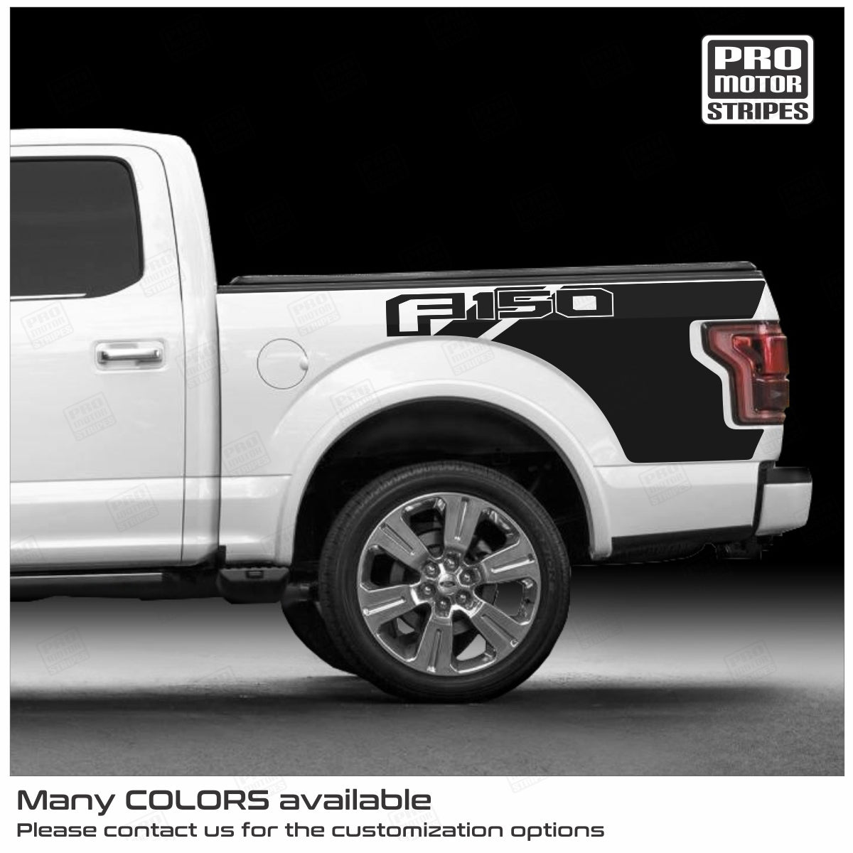 Ford F-150 2015-2020 Side Bed Stripes Decals