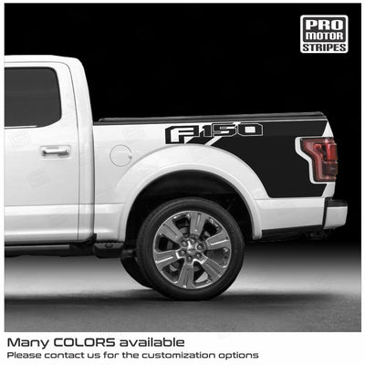 Ford F-150 2015-2020 Side Bed Stripes Decals